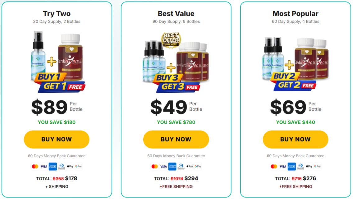 BreathEaseX Pricing