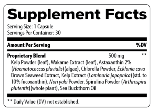 Optiplax Supplement Fact