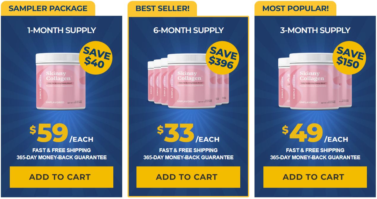 Skinny Collagen Pricing