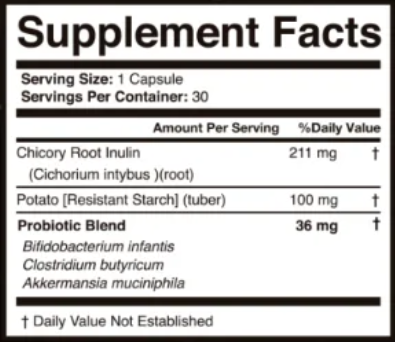 SlimTide Supplement Fact