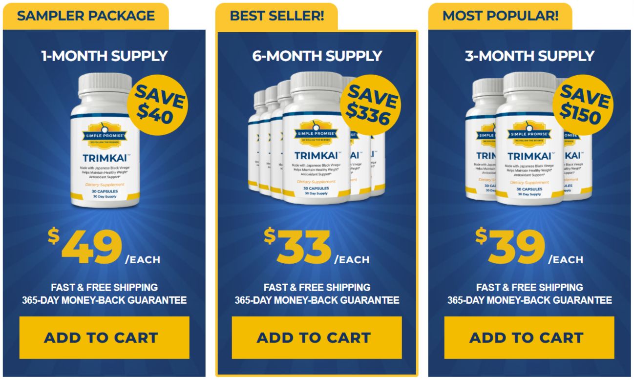 TrimKai Pricing