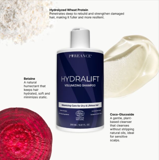 Pureance HydraLift Volumizing Shampoo Ingredients